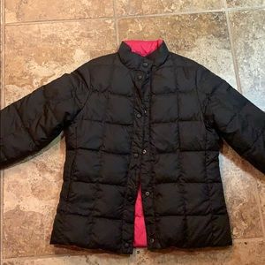 LL Bean Goose Down reversible jacket